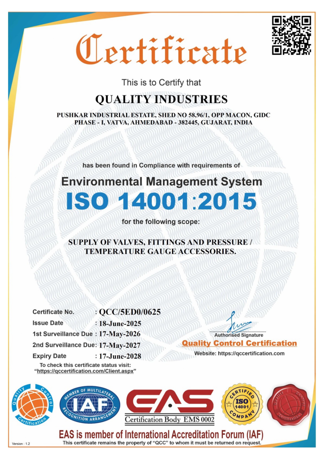 Certificate 3